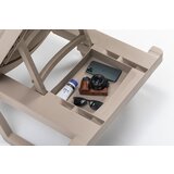 Hanah home Ležaljka Royal Mesh Sunlounger Cappuccino | ePonuda.com