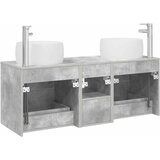  Set namještaja za kupaonicu 3 kom. Betonska siva 49,5 x 44,5 x 66 cm | shoptok.hr