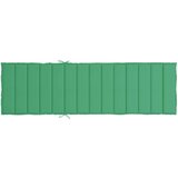  Jastuk za ležaljku zeleni 200 x 50 x 3 cm od tkanine Oxford | shoptok.hr