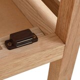 vidaXL Kopalniška omara za shranjevanje orehovina 39,5x35,5x86 cm | Shoptok.si