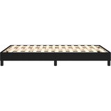  Okvir za krevet s oprugom crni 120 x 200 cm od tkanine | Eponuda.com