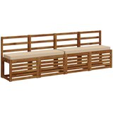  Jastučići za klupe - 2 dijela VUGHT 2 pcs 100% poliester Krem | shoptok.hr