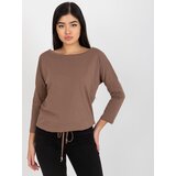BASIC Feel Good Blouse-RV-BZ-4691.26-brown | Shoptok.si