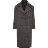 Trendyol Coat - Brown - Double-breasted | shoptok.hr