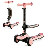 Kinderkraft otroški poganjalec in skiro halley rose pink | Shoptok.si