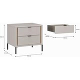 Modern Living Nočna Omarica Seravel, Kašmir, Barva Hrasta | Shoptok.si