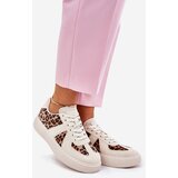 Boto Women's Sneakers with Leopard Print on Platform Beige Nativira | ePonuda.com