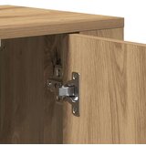  Visoka komoda od umjetnog hrasta 80x33x150 cm Inženjersko drvo | shoptok.hr