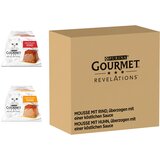 Gourmet Varčno pakiranje Revelations Mousse mačja hrana 48 x 57 g - Govedina in piščanec Cene