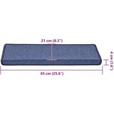 vidaXL Prostirke za stepenice 30 kom 65x25 cm plave | shoptok.hr