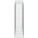  Lučne gabionske košare 6 kom 200x50x180/200cm pocinčano željezo | shoptok.hr