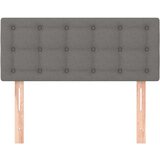  Posteljno vzglavje temno sivo 100x5x78/88 cm blago, (20736308) | Shoptok.si