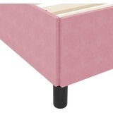  Krevetna konstrukcija s madracem Ružičasta 90 x 190 cm tkanina | shoptok.hr