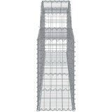  Lučne gabionske košare 8 kom 300x30x60/80 cm pocinčano željezo | shoptok.hr