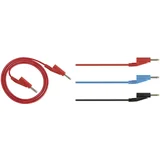 HZ10R set merilnih vodov lamelni vtič 4 mm lamelni vtič 4 mm 1.00 m rdeča 1 kos, (20634500)