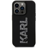  Originalna torbica KARL LAGERFELD Hardcase KLHCP15X3DMBKCK za iPhone 15 PRO MAX (3D Logo Glitter / crna) | shoptok.hr