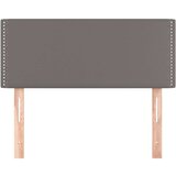  Posteljno vzglavje sivo 100x5x78/88 cm umetno usnje, (20735032) | Shoptok.si