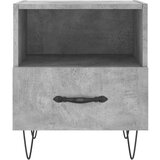 vidaXL Noćni ormarići 2 kom boja betona 40x35x47 5cm konstruirano drvo | shoptok.hr