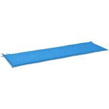 Jastuk za vrtnu klupu plavi 180 x 50 x 3 cm od tkanine Oxford | shoptok.hr
