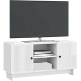 TV omarica Visok sijaj bela 102 x 34,5 x 50 cm Konstruiran les, (5000238918) | Shoptok.si