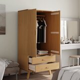  Ormar OLDEN smeđi 76,5 x 53 x 172 cm od masivne borovine | shoptok.hr