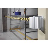  Aluminijasta kaseta za trak, stenska spojka za pritrditev z vijaki, barva traku rdeča/bela | Shoptok.si