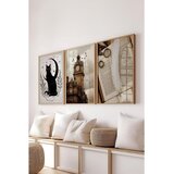 WALLXPERT Ç-300708 - 5070 multicolor dekorativni set slika (3 komada) | Eponuda.com