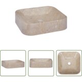 The Living Store Umivalnik siv 40x40x10 cm marmor - Umivalnik, (21744869) Cene