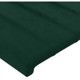  Uzglavlje s ušima tamnozeleno 93x16x78/88 cm baršunasto | shoptok.hr