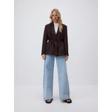 Reserved Wide leg traperice - plavo | shoptok.hr