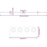 vidaXL Komplet opreme za drsna vrata 213,5 cm jeklo črne barve | Shoptok.si
