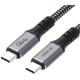 Kettz KT-USB4, Type-C na Type-C, 100W, 5A, 0.5m, Black Kabl Cene