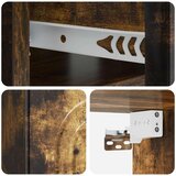  Stenski nočni omarici 2 pcs Dimljen hrast 49 x 34,5 x 20 cm, (5000209790) | Shoptok.si