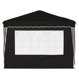  Zložljivi šotor za zabave Črna 288 x 288 x 245 cm, (5000211130) | Shoptok.si