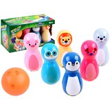  Dječje kuglanje 6 kom Inlea4Fun SET ZA IGRU ZA KUGLANJE - životinje | shoptok.hr