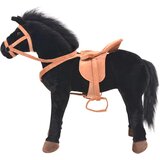  Samostojeći plišani konj crni | shoptok.hr