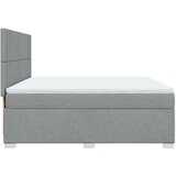 vidaXL Krevet s oprugama i madracem svjetlosivi 180x200 cm od tkanine | shoptok.hr