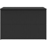  Vrtna kutija za pohranu crna 150 x 100 x 100 cm od poliratana | shoptok.hr