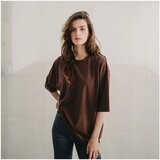 Mirakaya Puloverji Kigen T-shirt - Mocha Mousse Kostanjeva Cene