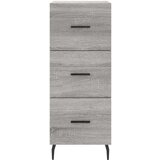  Visoka komoda siva sonome 34 5x34x180 cm od konstruiranog drva | shoptok.hr