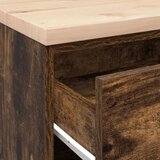 vidaXL Garažni ormar za odlaganje 60x51x85 cm masivne borovine | shoptok.hr