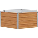  Povišeni vrtni krevet Izgled drva 129 x 129 x 45 cm | shoptok.hr