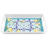 guzzini Pravokoten pladenj z ročaji "Flower & Lemon" | Shoptok.si