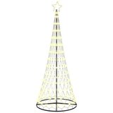 vidaXL LED božično drevesce Toplo bela 100 x 100 x 250 cm Kovina, (5000068132) | Shoptok.si