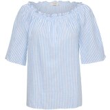 Cream Bluza 'Venta' svetlo modra / bela | Shoptok.si