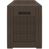  Vrtna kutija za pohranu smeđa 119 x 48 x 60 cm polipropilen | shoptok.hr