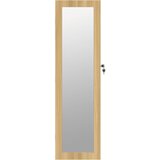  Zidni ormarić za nakit s ogledalom 30 x 8,5 x 106 cm | shoptok.hr