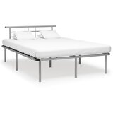 The Living Store Posteljni okvir siv kovinski 140x200 cm - Posteljni Okvir, (21530784) | Shoptok.si