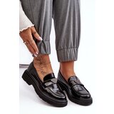Boto Women's Loafers Moccasins On A Flat Heel Black Venla | shoptok.hr