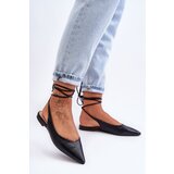 Kesi Women's lace-up ballerinas black Lilly Ann | shoptok.hr